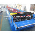 Floor deck plate roll forming machine